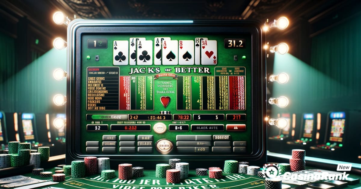 Strategie intelligenti per i giocatori d'azzardo per vincere Jacks or Better Video Poker