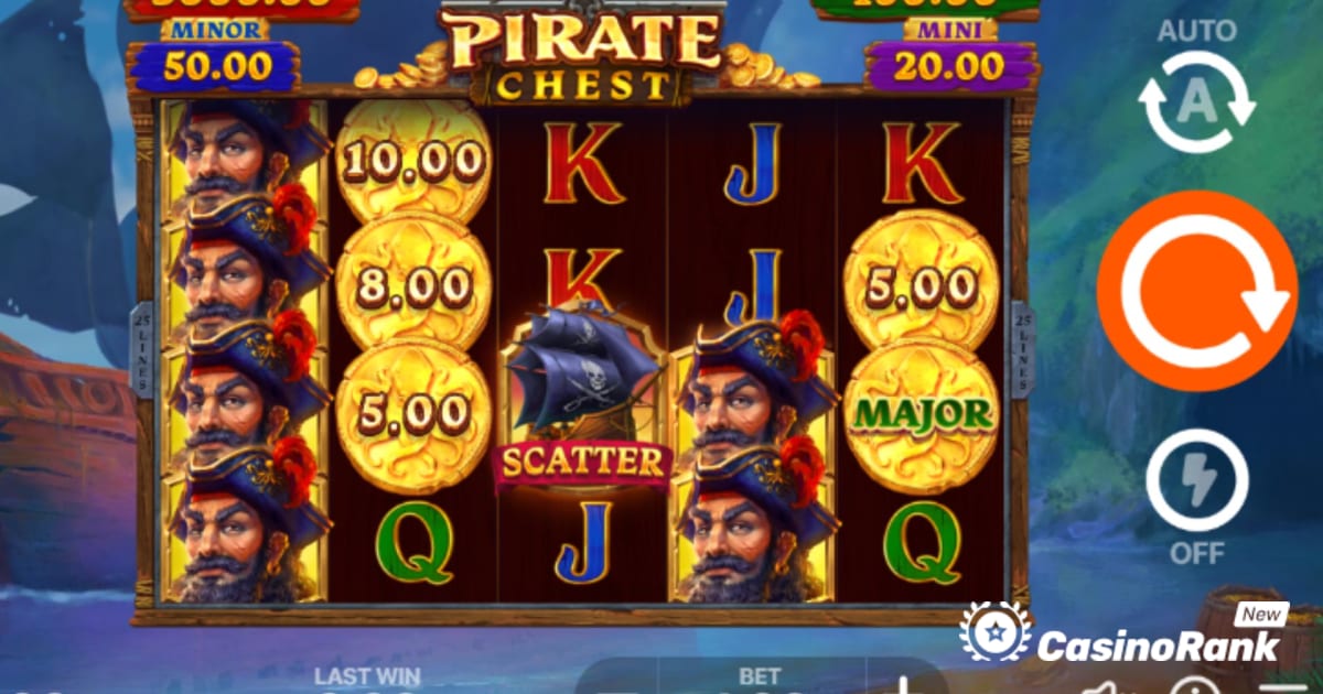 Caccia ai tesori del jackpot con la cassa dei pirati di Playson: tieni e vinci